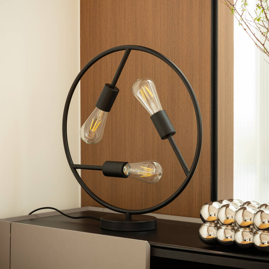 Lampe à poser en métal design, Linnard