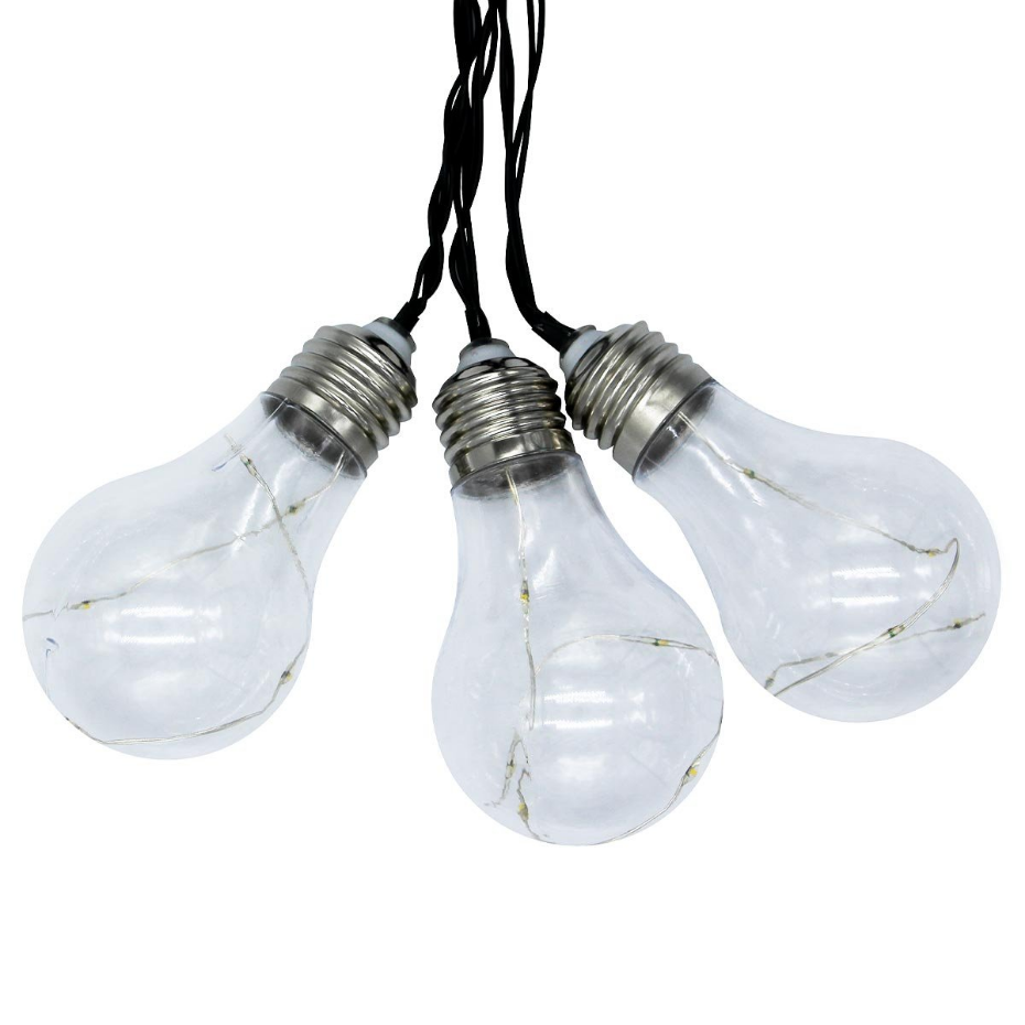 Guirlande solaire FANTASY STAR CORD 10 ampoules 8M