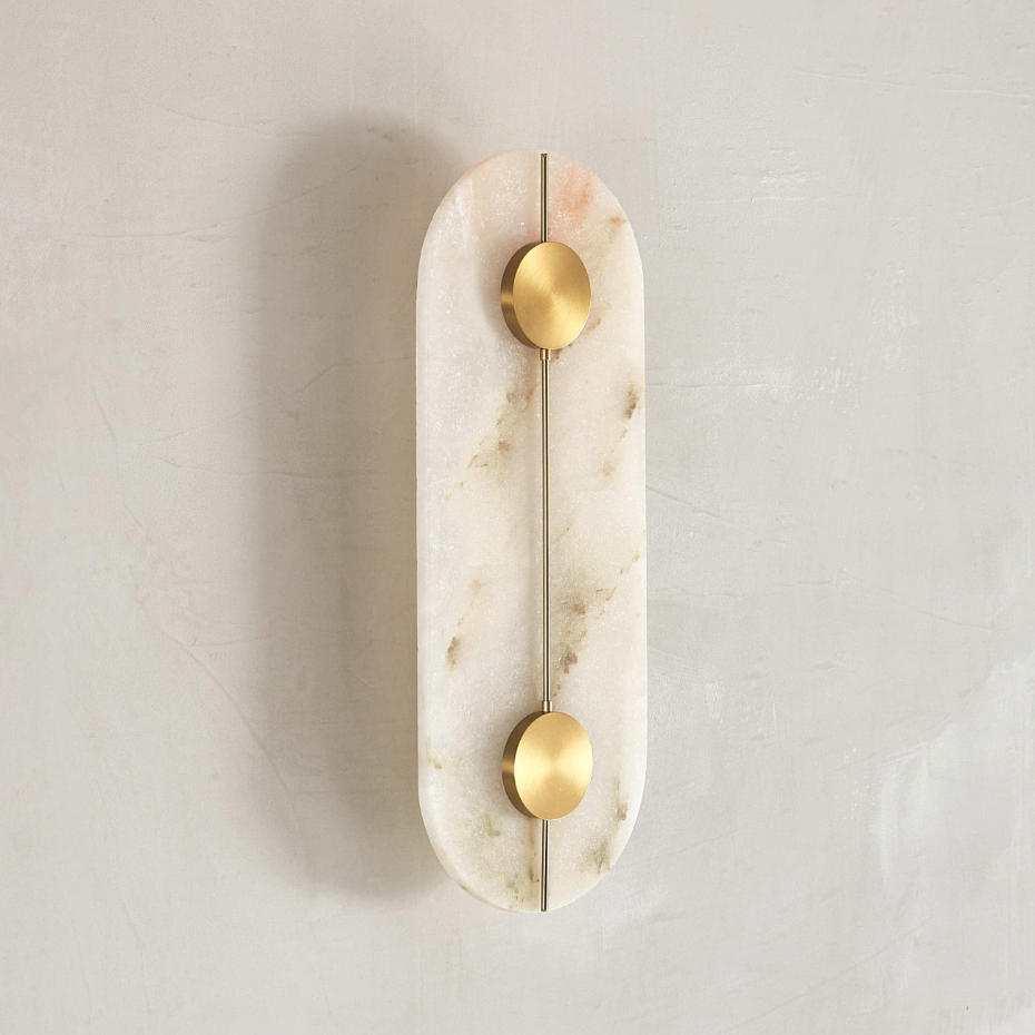 Applique LED marbre naturel - CALIZIA