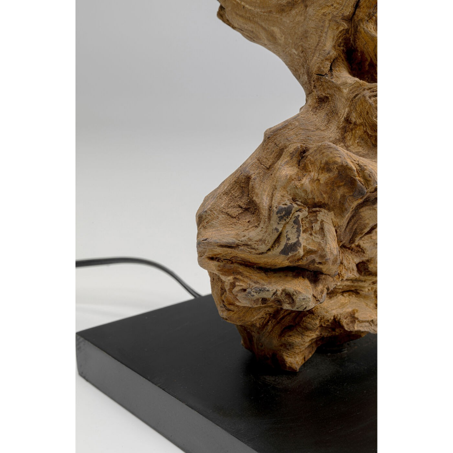 Lampe souche d'arbre