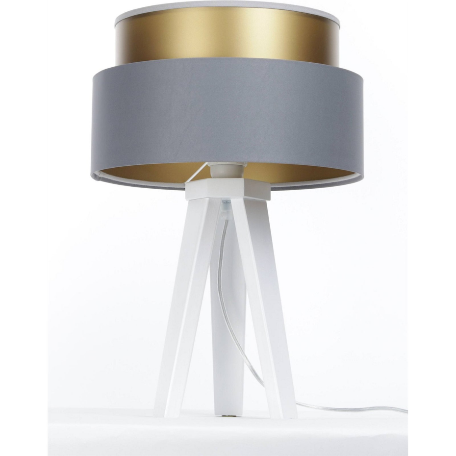 Lampe à poser ronde en PVC Duo ellegant