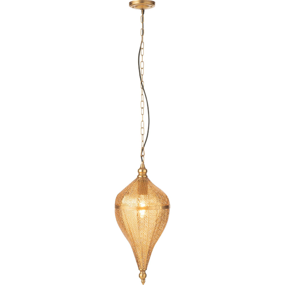 Suspension goutte en métal pour salon