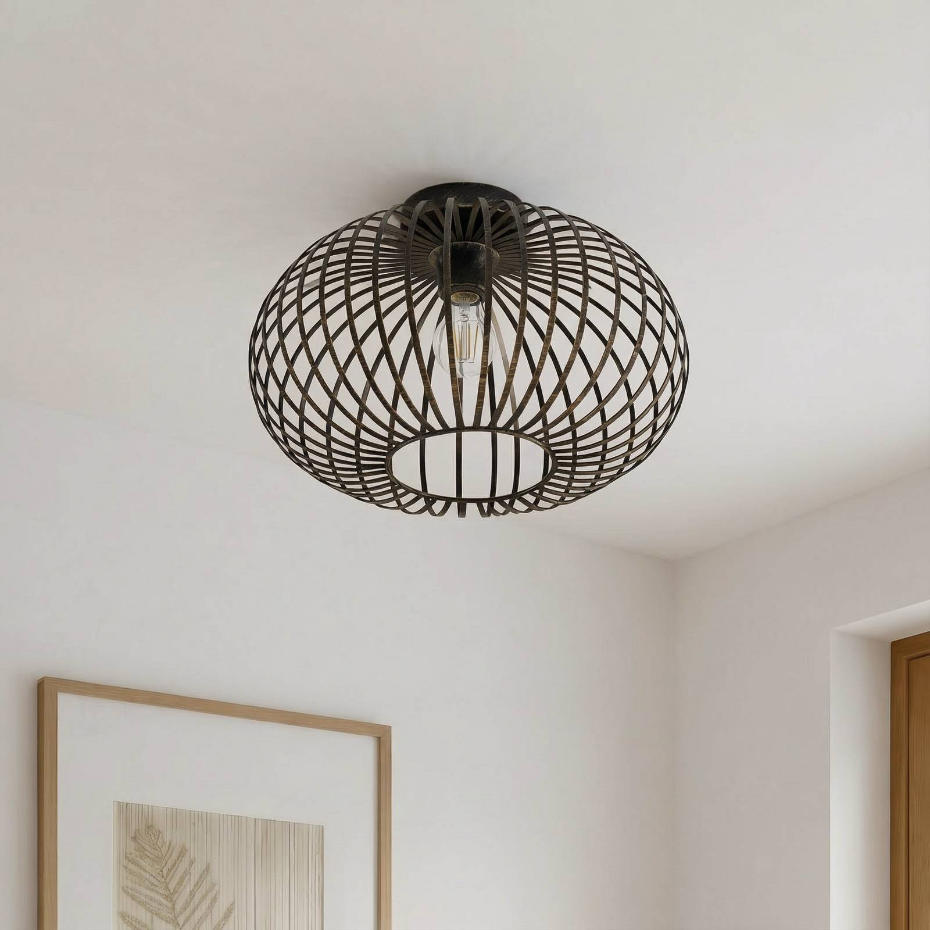 Plafonnier en métal moderne, Rosalea