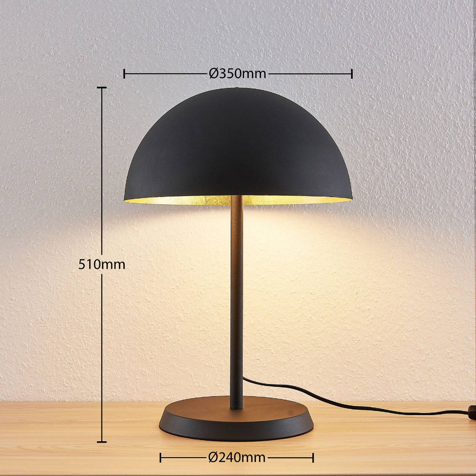 Lampe à poser en métal moderne, Idalene