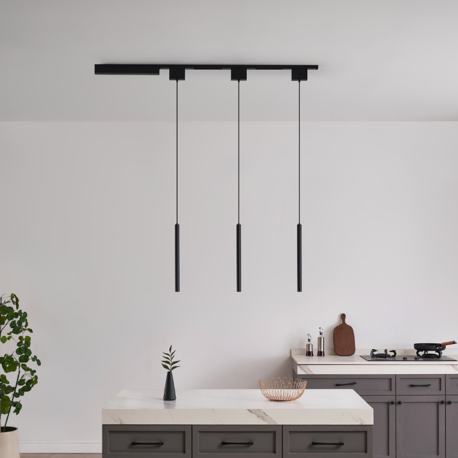 Kit rail 3 suspensions LED tubes - LYNE