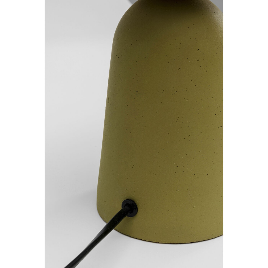 Lampe en verre et ciment, BOLLIE