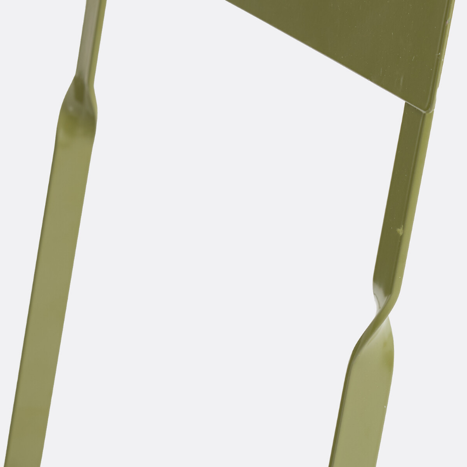 Lot de 2 chaises pliantes métal fer, Ozevan