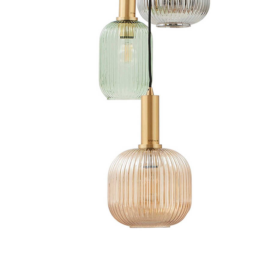 Suspension en verre vintage, Doroteo