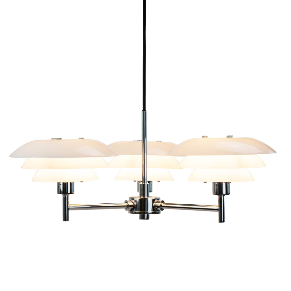 Lustre en métal verre DL20