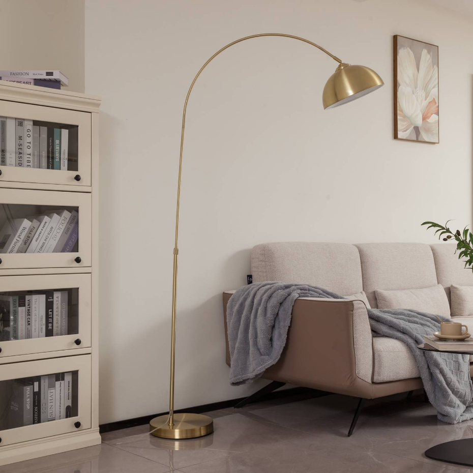 Lampadaire en métal moderne, Lennart