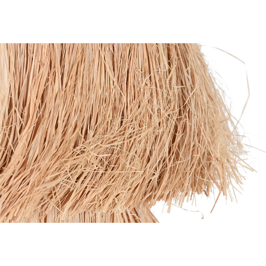 Suspension ronde en jute avec franges Balines
