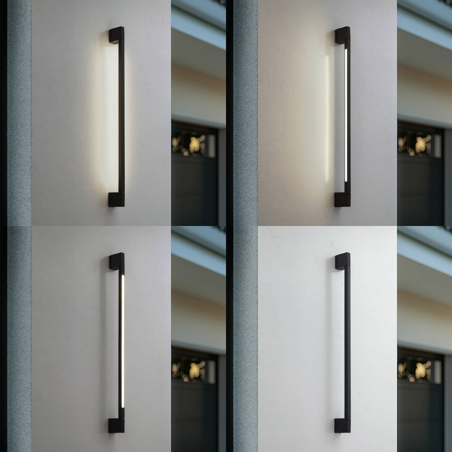 Applique extérieure en aluminium moderneLED