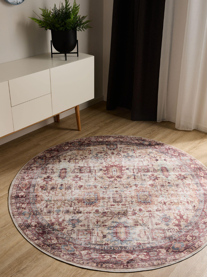 Tapis rond lavables GEORGE