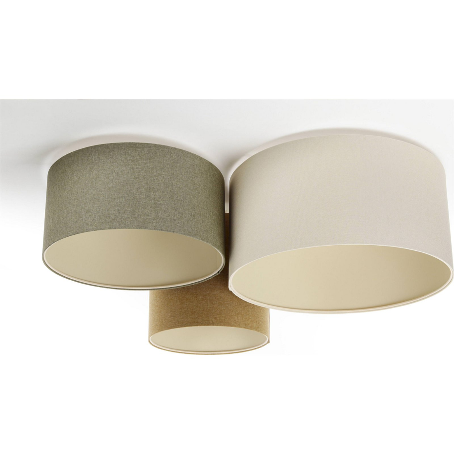 Plafonnier rond en tissu style boho élégant