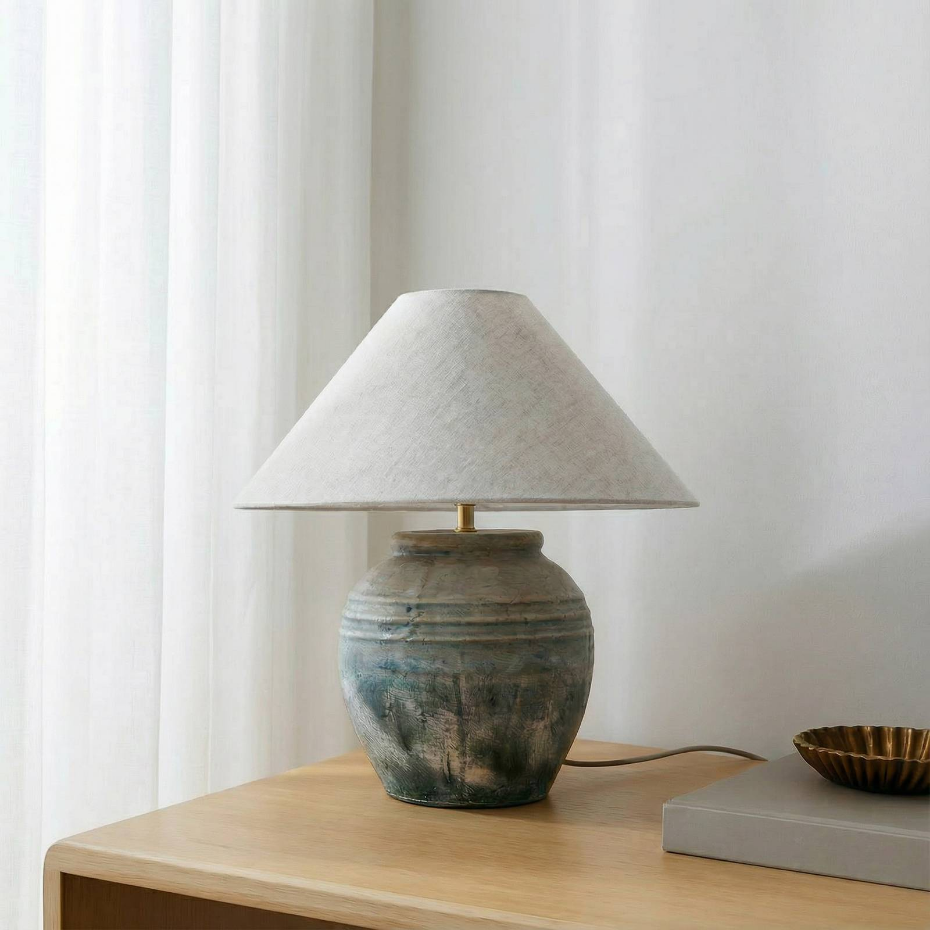 Lampe à poser en céramique scandinave