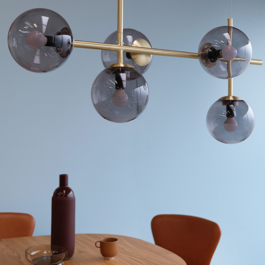 Suspension en Verre et Métal COMO