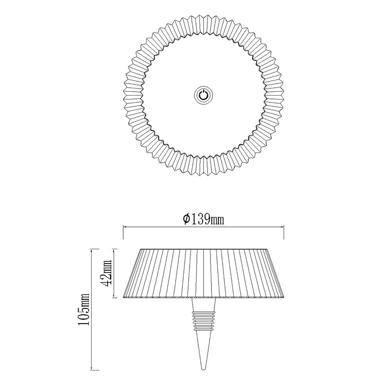 Lampe design en métal, RELAX