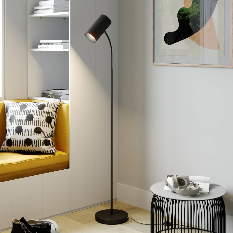 Lampadaire en métal moderne, Karoli
