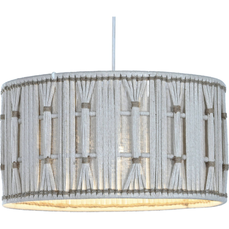 Suspension ronde en jute tressé Urban Vila1