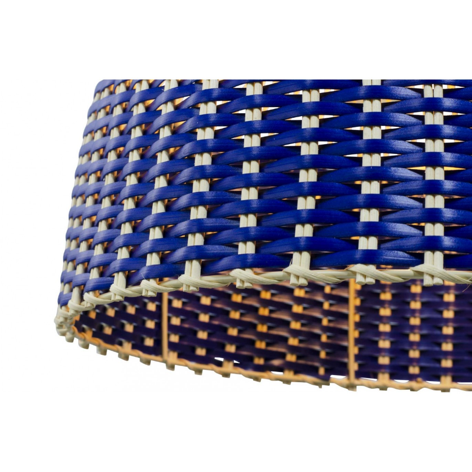 Suspension bicolore en rotin, SKIPP
