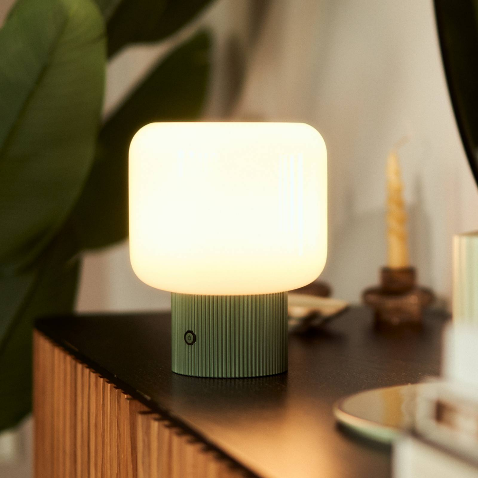 Lampe à poser en verre moderneLED