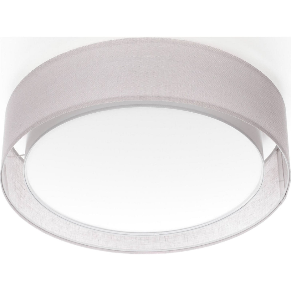 Plafonnier rond en tissu double couche Puro