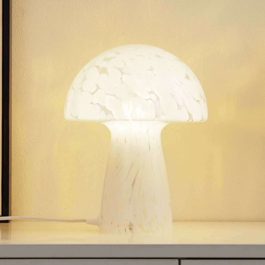 Lampe à poser en verre moderne, Hubi