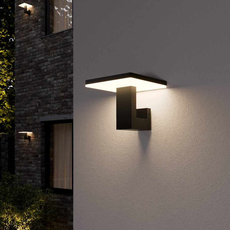 Applique extérieure en aluminium moderneLED