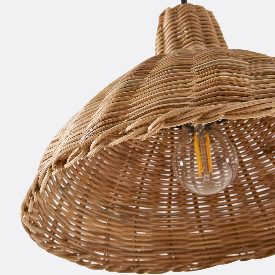 Suspension / baladeuse en rotin Ø26 cm, Alaya
