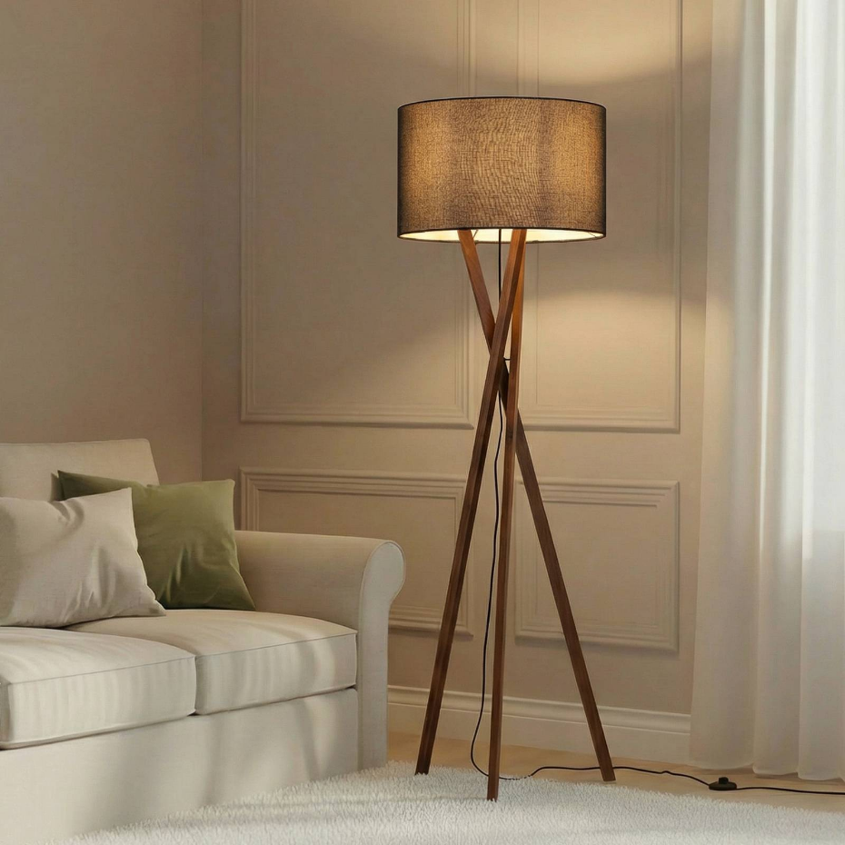 Lampadaire en textile scandinave, Auriane