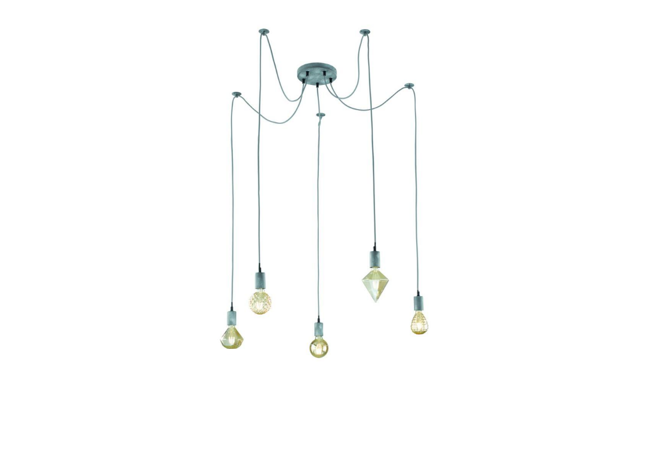 Suspension en métal scandinave, CORDE