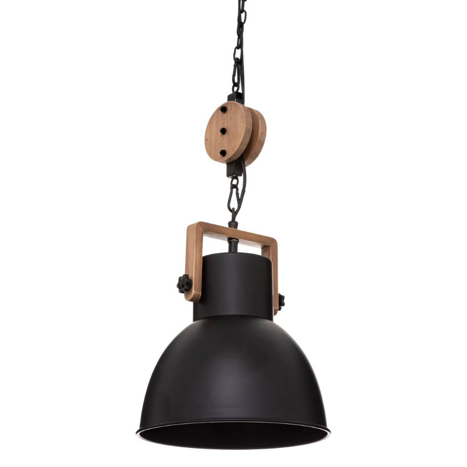 Suspension bois et métal SILAS
