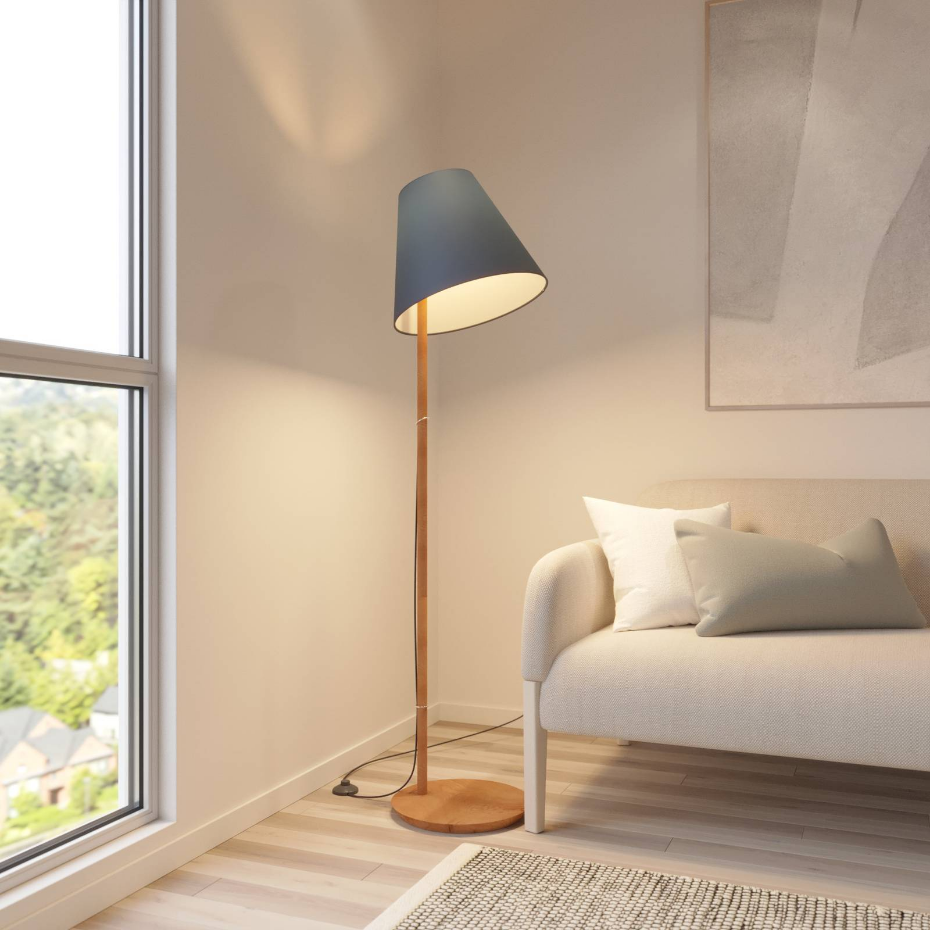 Lampadaire en textile scandinave, Jinda