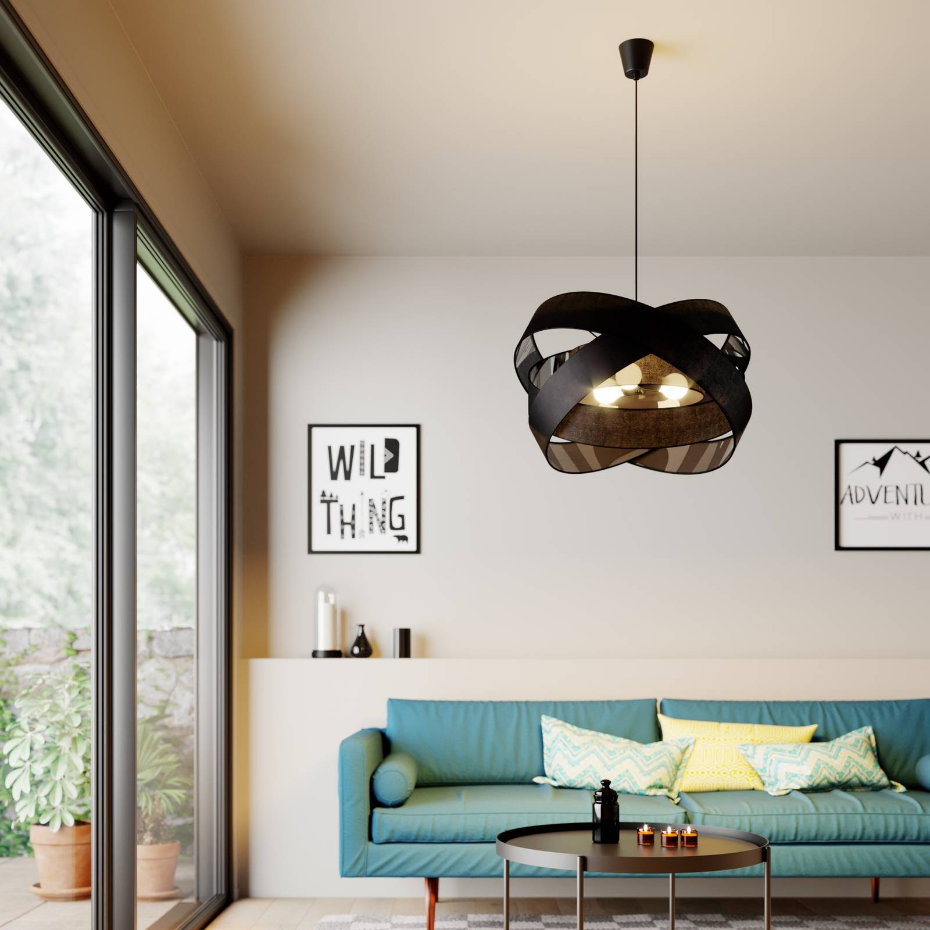 Suspension en textile moderne, Simaria