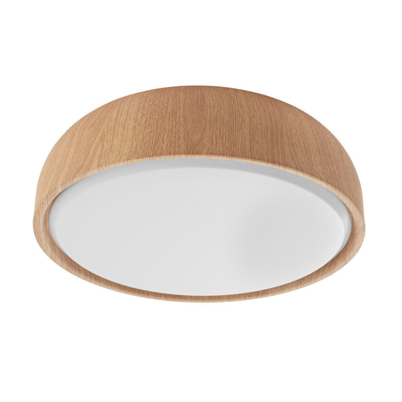Plafonnier led salle de bain Tokio impression bois