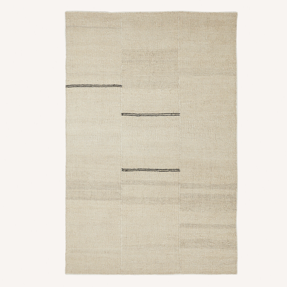 Tapis tissé main, majoritaire chanvre, Naki