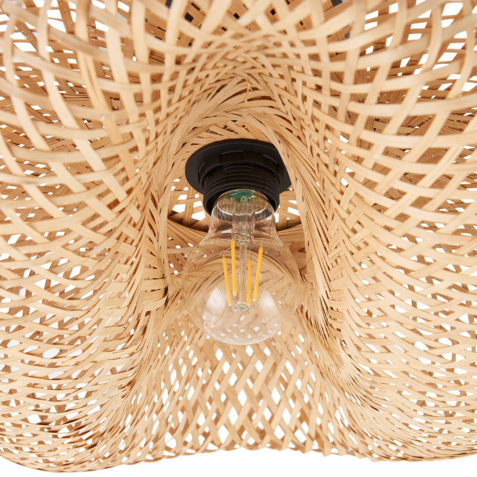 Plafonnier en bois traditionnel, Eleane