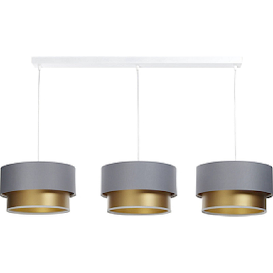 Suspension rectangulaire en PVC effet satiné Duo ellegant