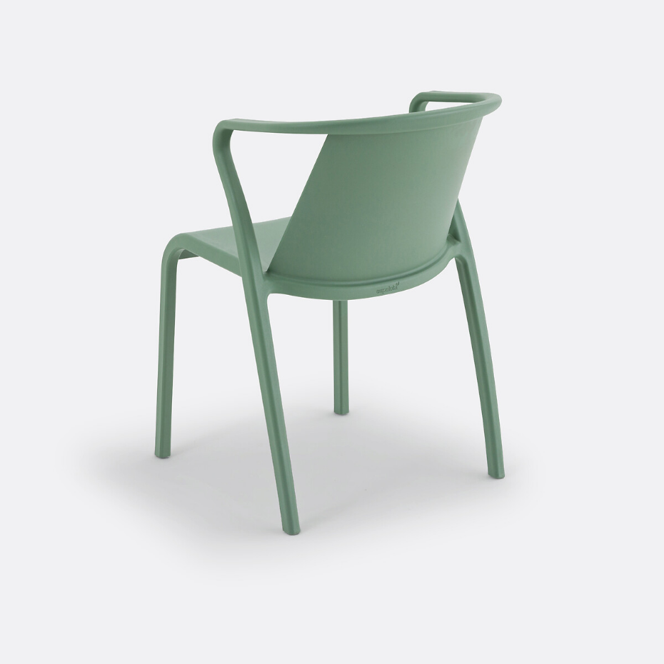 Lot de 2 fauteuils en polypropylène, Predsida