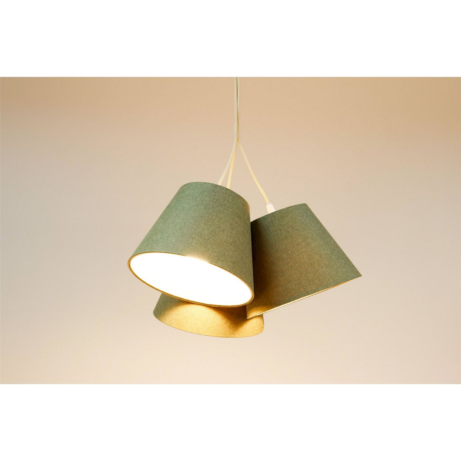 Suspension ronde en tissu Boho Elegant