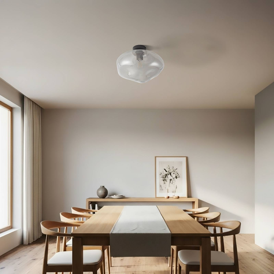 Plafonnier en métal design, Lelia