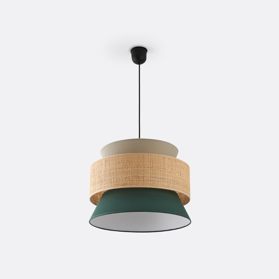 Suspension / Abat-jour double Ø40 cm, Dolkie
