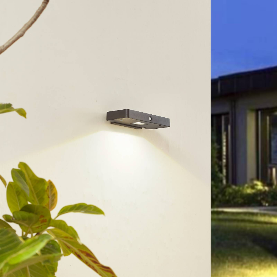 Lampe solaire extérieure en aluminiumLED