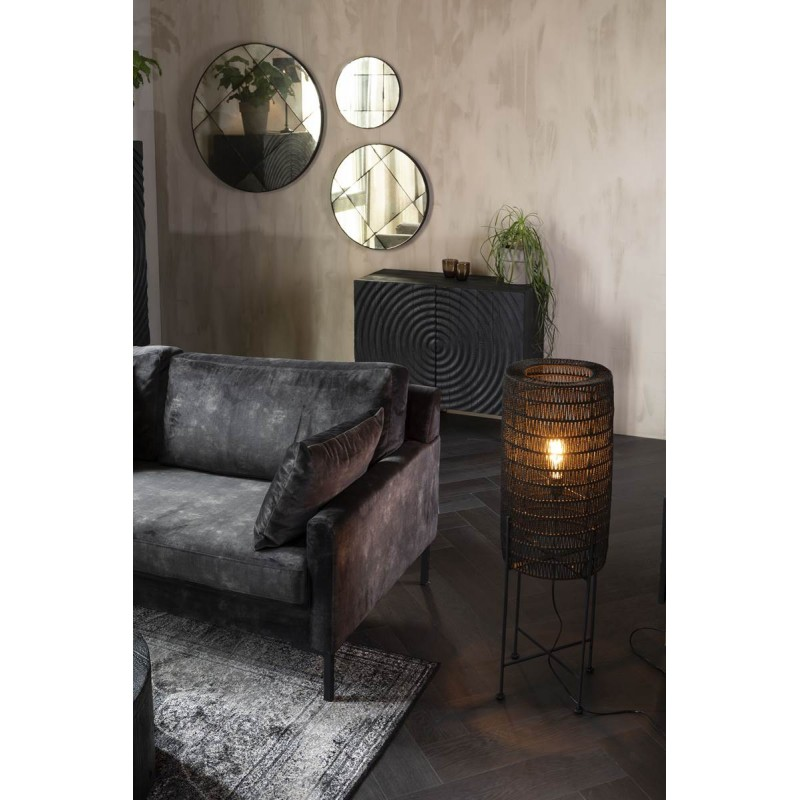 Lampadaire Kari Naturel  en Corde de Jute Naturel 30x95cm