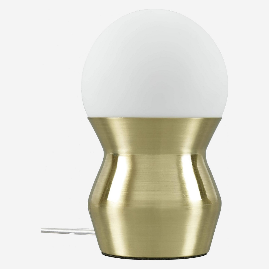 Mini lampe de table en verre et métal IZMO ll