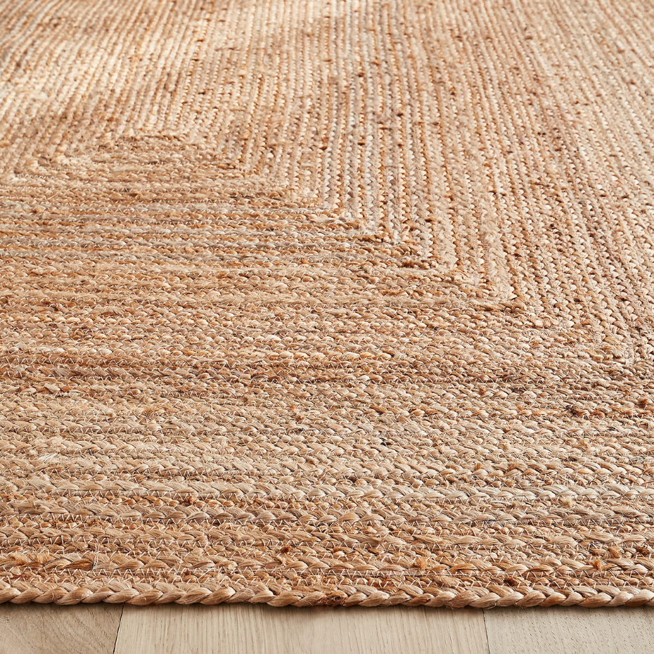 Tapis en jute, tressé main, Hempy