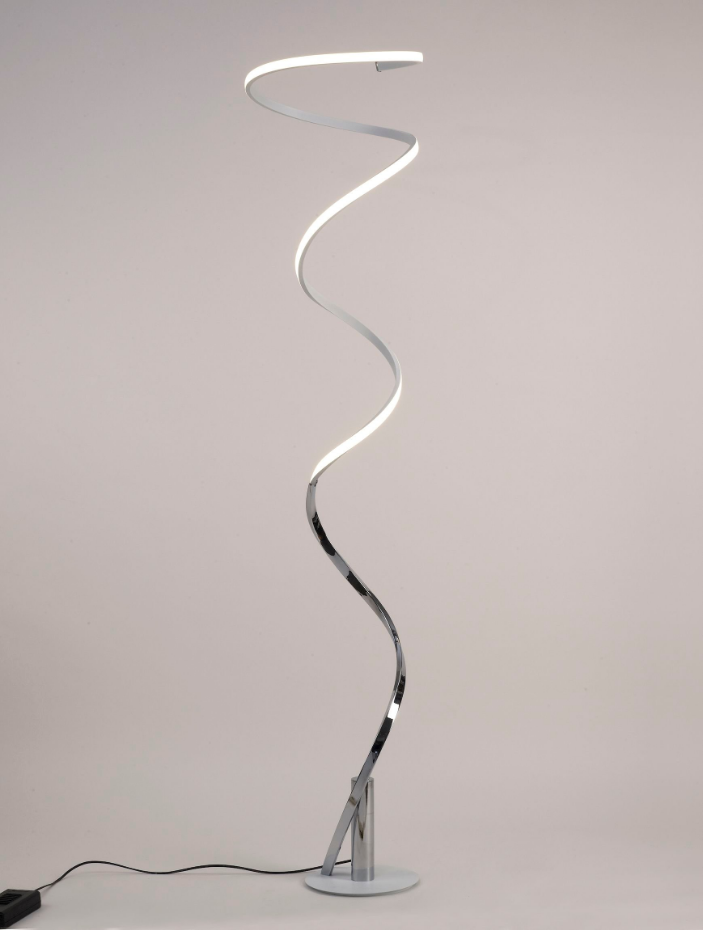 Lampadaire design en métal, HELIX