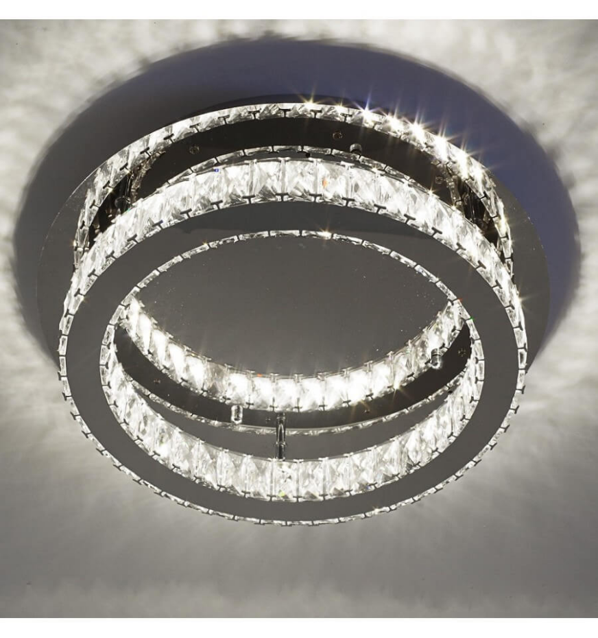 Plafonnier LED cercle miroir - DIEZ