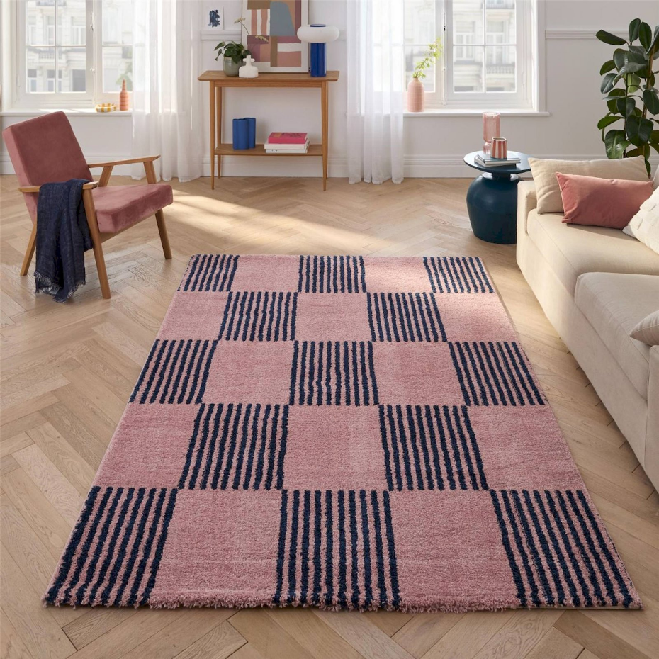 Tapis rectangulaire en polypropylène Groovy