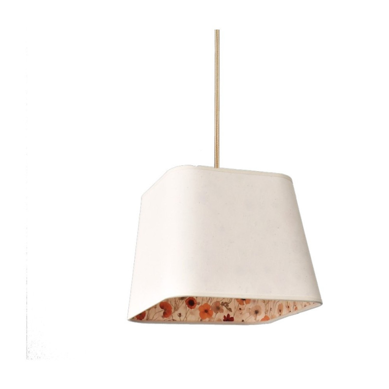 Suspension tissu fleurs D41 JUJU